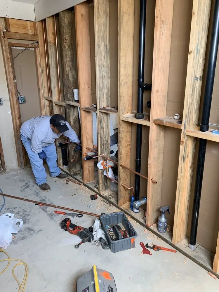 Commercial rough-in plumbing for Gas Line Repair in Robertsville